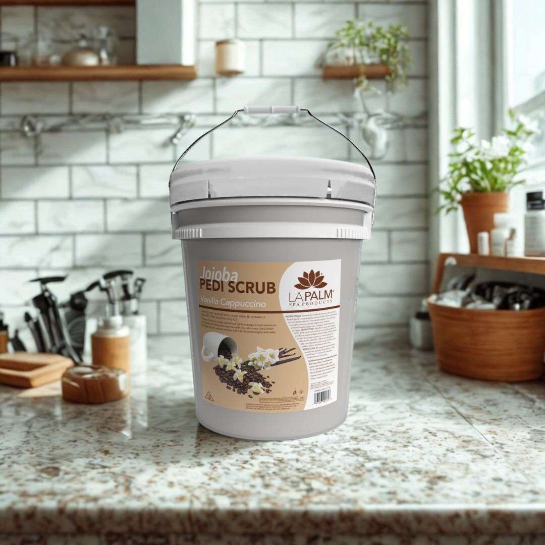 Jojoba Pedi Scrub - Vanilla Cappuccino - Image 3
