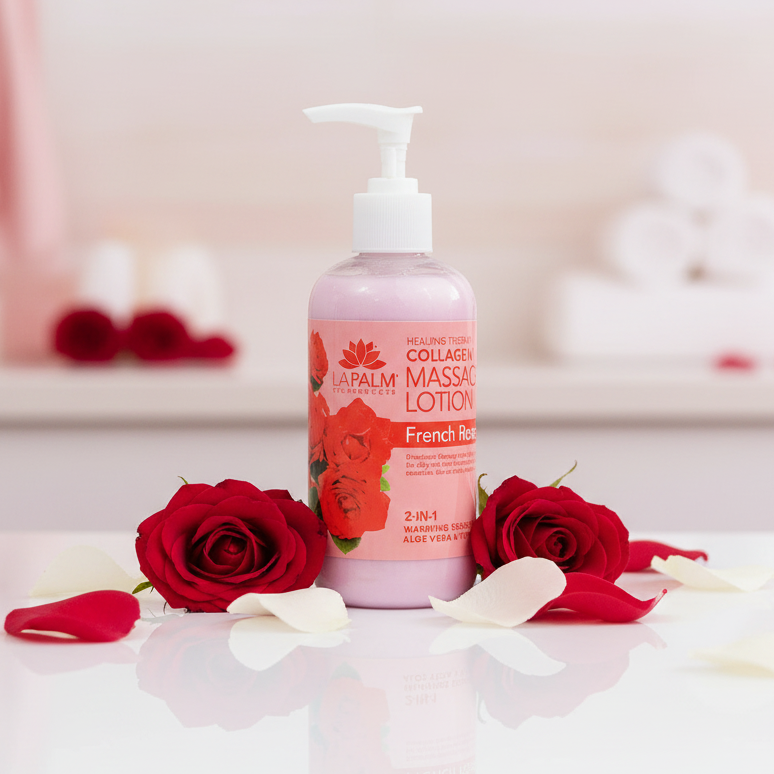 Healing Therapy Collagen Massage Lotion - French Rose - Image 2