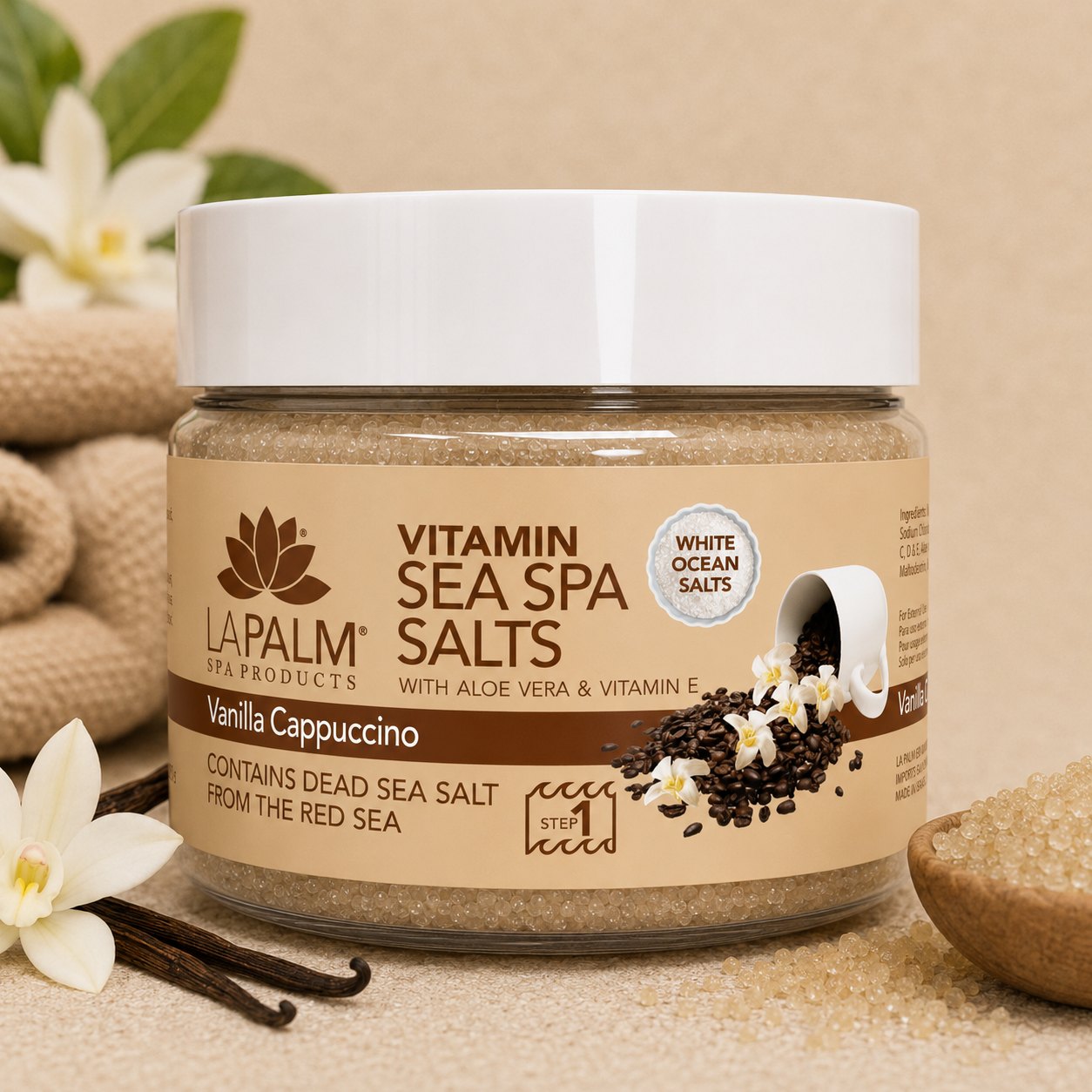 Vitamin Sea Spa Salts - Vanilla Cappuccino