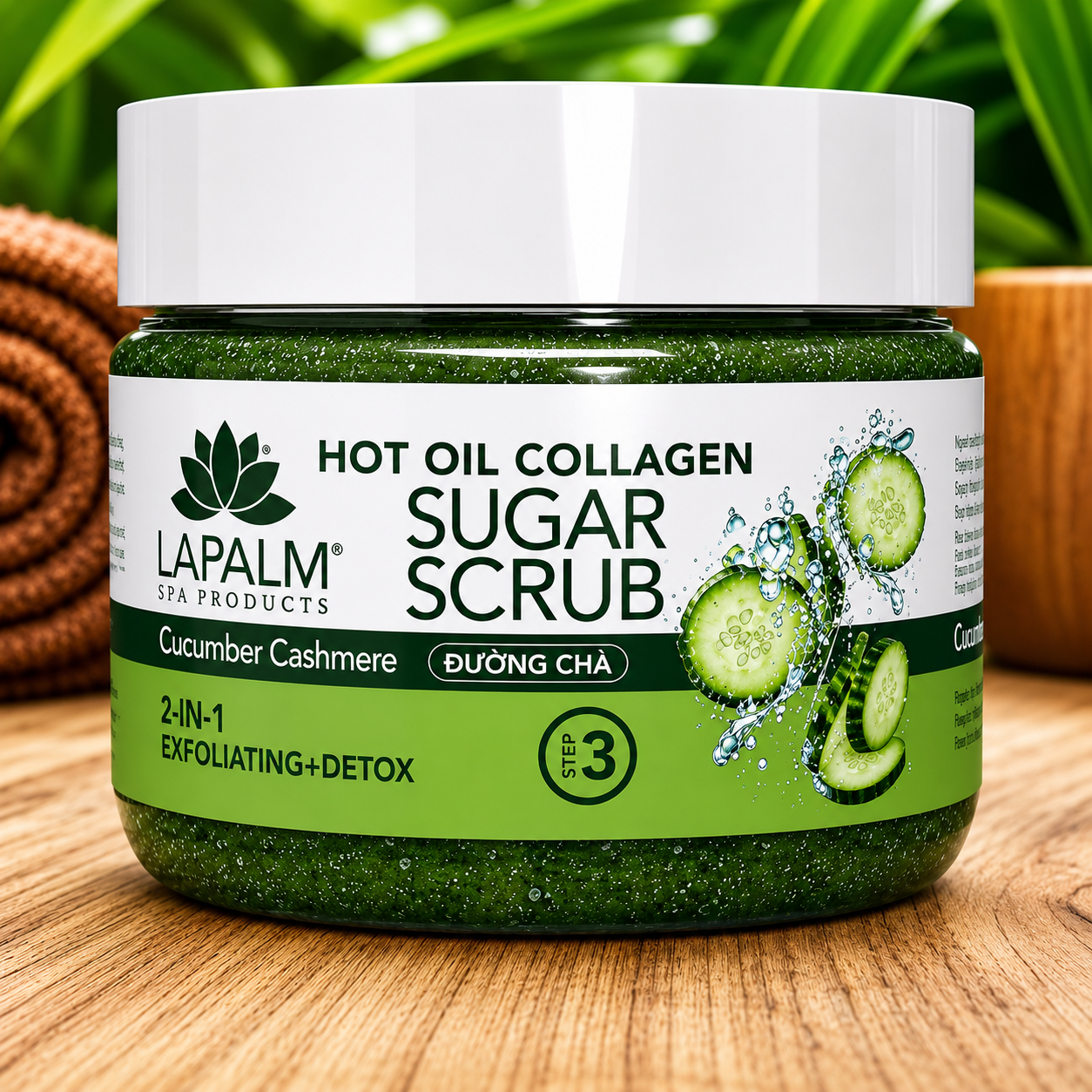 Hot Oil Sugar Scrub Cucumber Cashmere