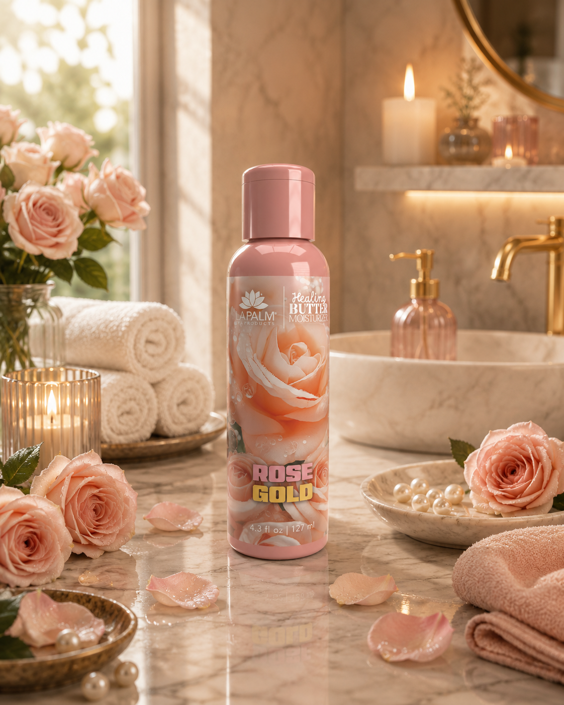 La Palm Healing Butter Moisturizer – Rose Gold